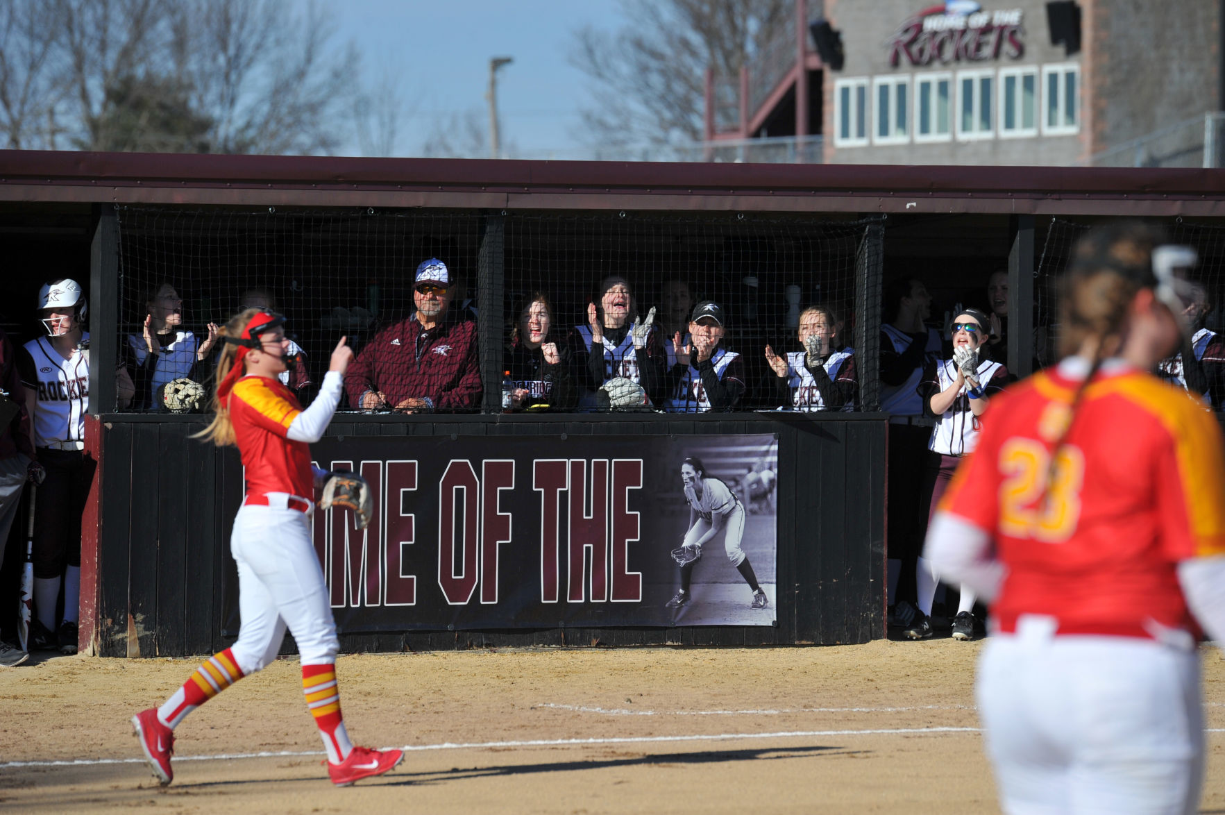 Rock Island at Rockridge softball